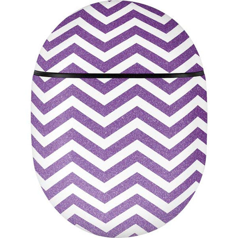 Purple Chevron Google Pixel Buds Skin